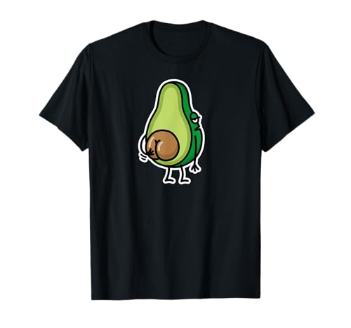 Avocadosamen lustige vegan Avocado mollig Arsch Gesäß T-Shirt