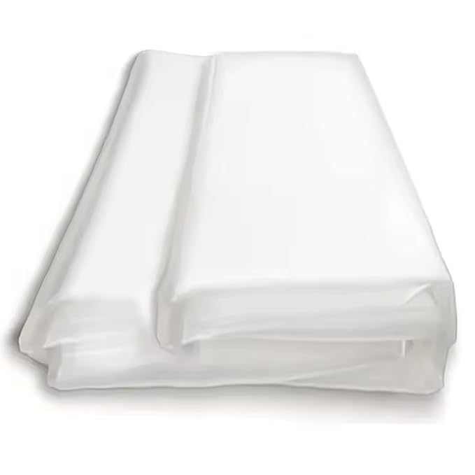 MAHIRA Greenhouse Poly House Sheet 4.5 Mtr x 8 Meter, Plastic Transparent Sheet for Green House 200 GSM Greenhouse Multilayer Poly Plastic UV Treated Dust-Proof Waterproof Heavy Duty