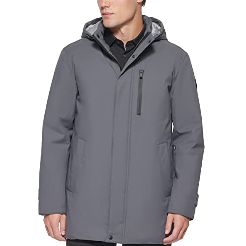 Image of DKNY Men's All Man's Stretch Poly Trench