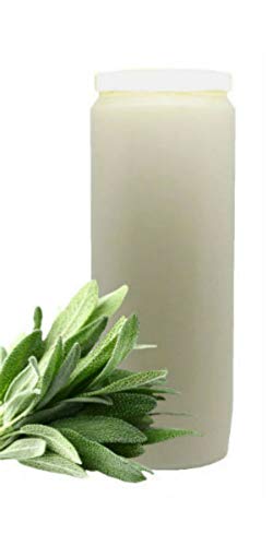 ILHORIN ESOTERISME Bougie Neuvaine Blanche à la Sauge - Purification - Protection