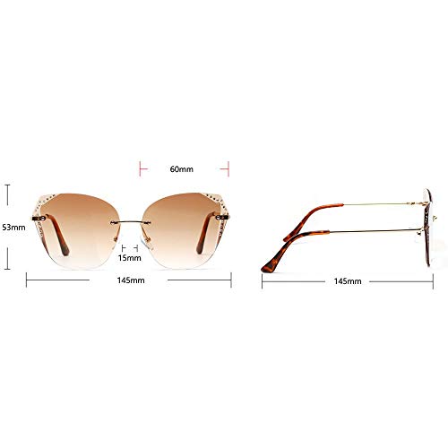 Lunettes de soleil cat eye légères pour éviter les marques sur le nez - 5