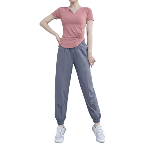 Ensemble noir femme pantalon à bandes idéal pour le pilates et le quotidien