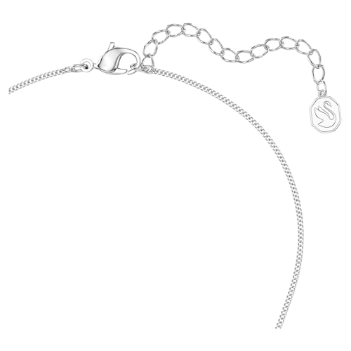 Swarovski Lunar drop pendant, Pink, Rose gold-tone finish4