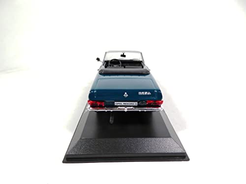 OPO 10 auto colección 1:43 Opel Rekord A Cabrio verde miniatura 2