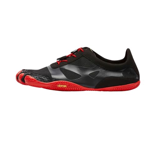 Vibram Men's Men's KSO EVO Black/Red Athletic Shoe, Black/red, 45 EU/11.0-11.5 M US D EU (45 EU/11.0-11.5 US US)