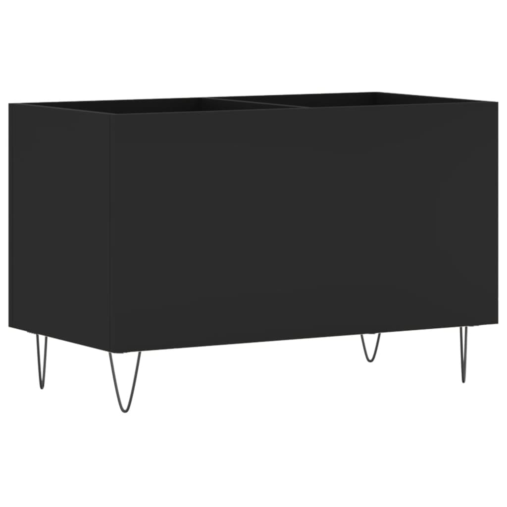 Elegante armadietto per dischi in legno, 74,5 x 38 x 48 cm, per dischi in vinile, media e decorazioni per la casa, design moderno per gli amanti della musica