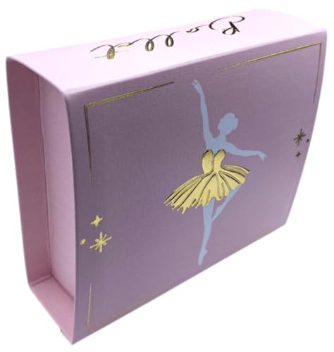 Boîtes à dragées lot de 10 pour baptême et anniversaire avec carte cadeau de 10x10x4 cm