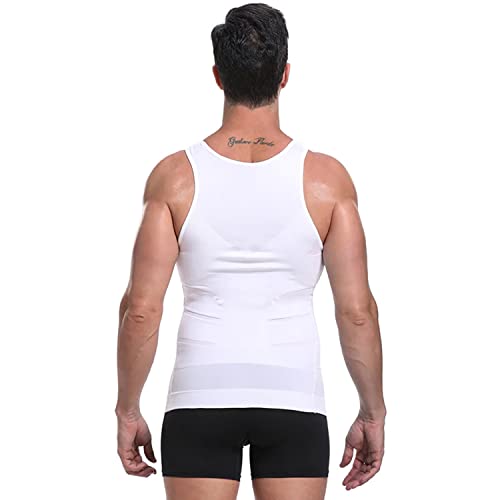 Wearslim® Men’s Slimming Body Shaper Vest Shirt | Abs Abdomen Slim Stretchable Tummy Tucker Vest - Image 3