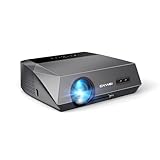 [Auto Focus &amp; Keystone] 4K Daylight Projector with 5G WiFi and Bluetooth, 1200ANSI Outdoor Movie Smart Projectors 50% Zoom with 100"Anti-light Screen Android TV Projector for iOS, Android, TV Stick