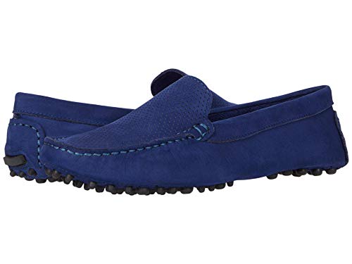 Massimo Matteo Perf Venetian Driver Blue Nubuck 9.5 M