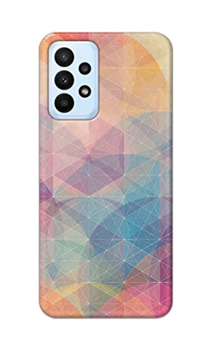 Image of Printed Hard Back Cover Case for Samsung Galaxy A23 4G | Samsung Galaxy A23 5G Back Cover (Crumpled Paper Design) -1803