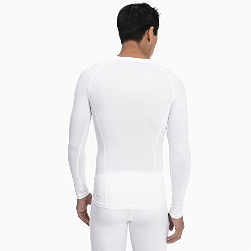 PUMA Herren Liga Baselayer Tee Ls Shirt, Puma White, L EU – Ansicht 2