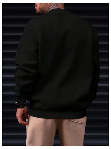 GORGLITTER Men's Los Angeles Sweatshirt Crewneck Oversized Long Sleeve Pullover Top2