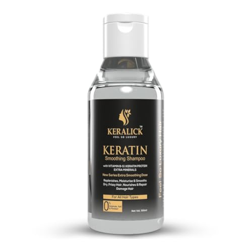 Image of Keratin Shampoo and Conditioner Combo for Women & Men, Sulphate & Paraben Free, Repairs Dry Frizzy Hair, Adds Shine, Salon Quality Keratin Treatment Kit with Hair Mask, 100ml