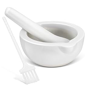 UKCOCO Keramik Mörser und Stößel Set