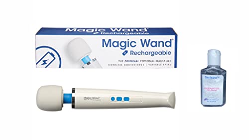Magic Wand Rechargeable with Green Cosmos Hand Sanitizer 2oz