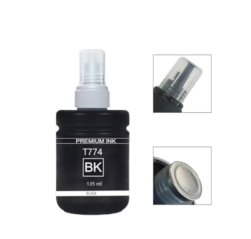 Image of ASV Refill Ink T7741 for Epson M100, M105, M200, L605, L655, L1455 Printers, Black 2 Bottle