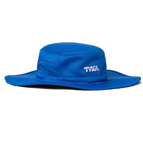Image of TYKA Cricket Panama Stretch Hat | Wide Brim UV Sun Protection | Lightweight, Breathable & Sweat-Absorbent Towel Lining | Comfortable Headwear for Matches