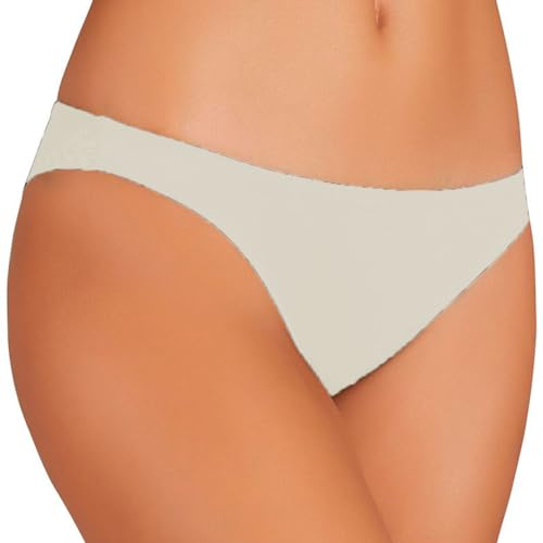 YSABEL MORA - Braga Mini Invisible con Encaje Marfil