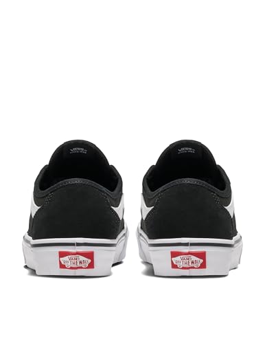 Vans Women's Filmore Decon Shoe | Low-Top Fashion Sneakers with Deconstructed Uppers, Black/White, 9