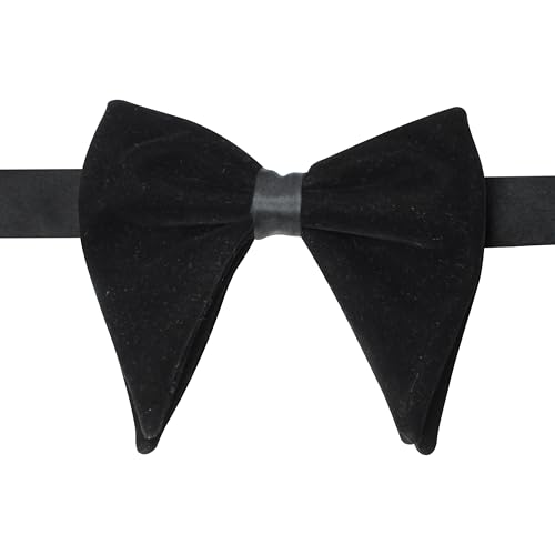 Image of Peluche Solid Essentials Butterfly Black Butterfly Bow Tie