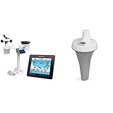 Bresser 6-Tage 4CAST Funk Wetter Station PRO WLAN-Wetter-Center 7-in-1 solar & Poolthermometer zur Wasser-Temperaturmessung, als Zusatzsensor für einige Bresser Wetterstationen