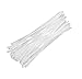 AP Industrial Reusable Releasable Adjustable Nylon Cable Zip Ties (14 Inch, White)