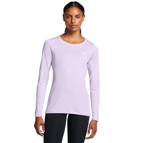 Image of Under Armour Women's Polyester Solid HG Armour Long Sleeve | 1328966-001