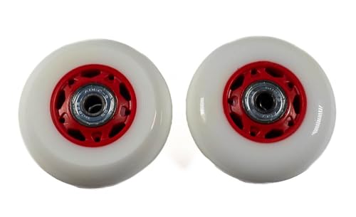 Razor RipStik and Crazy Cart (V5 Only) 76 x 24 mm Wheels with ABEC-5 Bearings - Red