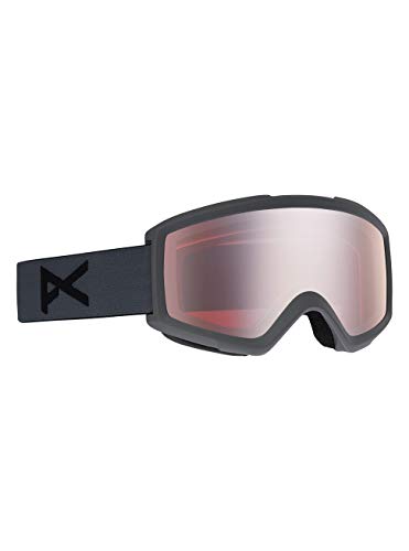 Anon Herren Helix 2.0 with Spare Snowboardbrille, Stealth/Silver Amber, One Size