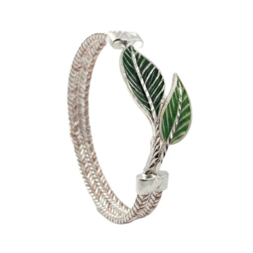 Image of Parasmoni silver green noya bangles for women's