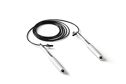 Basic Fit - Corde À Sauter, Corde à Sauter Réglable - Avec Roulement À Billes - Poignée En Aluminium - Noir Cover