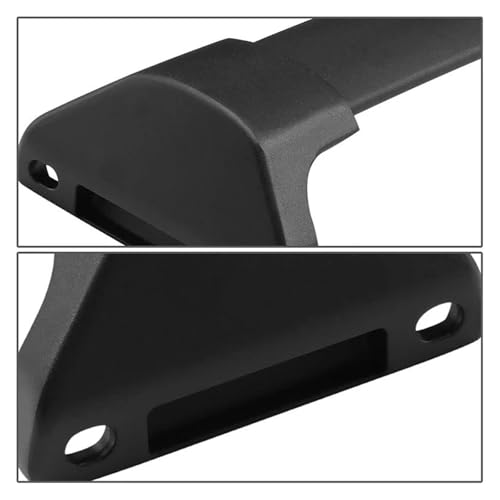 Barras portaequipajes Acura MDX de aluminio con acabado premium plateado 3