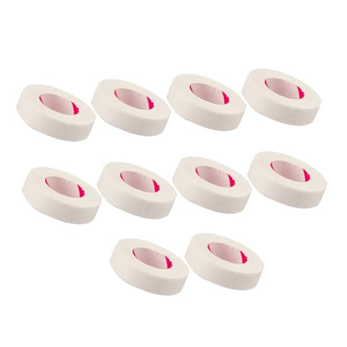 TOVINANNA Cosmetic Tape for Eyes 10 Rolls Non-woven Fabric for Lash Extension Application