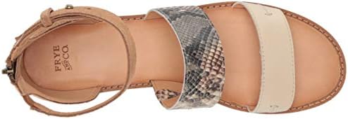 Frye and Co. Women's Evie 2 Band Sandal Flat, Snake Multi, 7 M US | Image 4