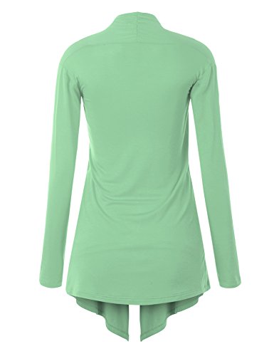 Image of Made By Johnny Women's Open Front Cardigan Lightweight Soft Drape Long Sleeve Cardigan for Work Travel Casual