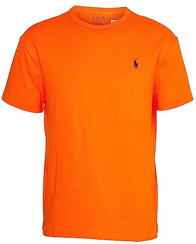 Image of Polo Ralph Lauren Mens Crew Neck T-Shirt (XL, SailingOrange), X-Large