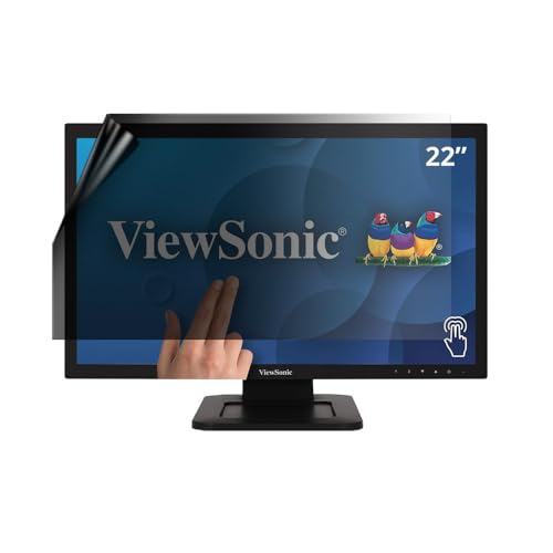 celicious Privacy Lite 2-Way Anti-Glare Anti-Spy Filter Screen Protector Film Compatible with Viewsonic Monitor TD2210