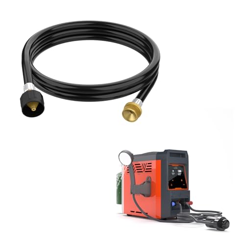 Hillhub Portable Propane Water Heater for Camping with 5 Feet Propane Gas Hose Adapter Connect 1lb to 20lb