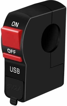 MOTO X-SPEED New Multi-Function Motorcycle USB Mobile Phone Charger Handle Switch Assembly 5V 2A