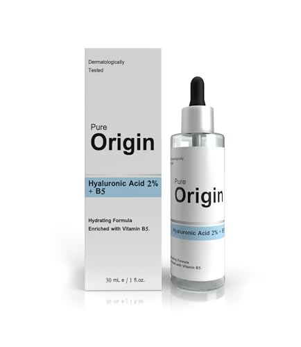 Pure Origin Hyaluronic Acid 2% + B5 Face Serum | Deeply Hydrates Skin | Plumps The Skin Inside Out | Reduce Fine Line | Eco-Friendly | Clinically Validated | 30Ml