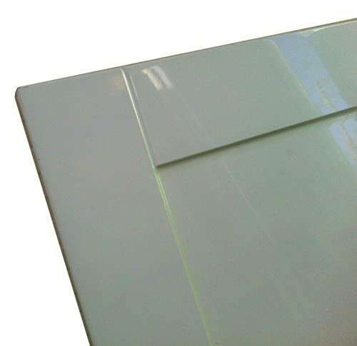 Kitchen Unit Cupboard Doors and Drawers Gloss Cream Shaker Compatible to Howdens Burford (1220mm x 497mm)