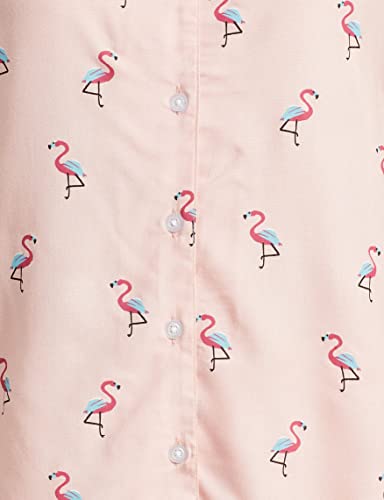 Image of Longies Women's Rayon Capri Nigh Suit Regular Set (LGRCSSYV001 PInk027 XL)