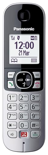 Panasonic KX TGA685 Supletorio de Teléfono Fijo Inalámbrico Digital (Bloqueo de Llamadas Automáticas, Manos Libres, Modo No Molestar, Distintos Tonos de Llamada, Agenda, Monitor de Bebes)  Negro