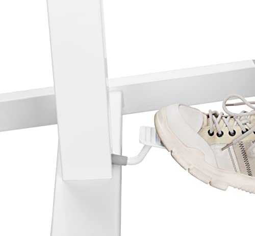 JIN OFFICE Height Adjustable Laptop Table Pnuematic|Sit Stand Laptop Table Desk with Lockable Wheels & Foot Pedal for Height Adjustment|Portable Standing Desk for Laptop - Image 8