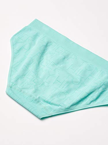 Tommy Hilfiger Women's Seamless Bikini Underwear Panty, 3 Pack, Aruba Blue/Navy Blazer/Apple Red, L #TOP1