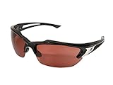 Edge Eyewear TSDK215 Khor Safety Glasses, Black with Polarized Copper 