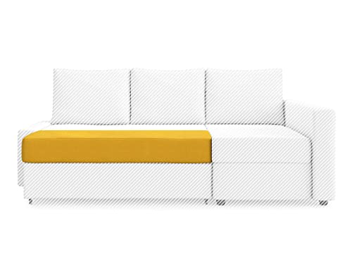 Masters Of Covers Snug Fit Friheten Slipcover For The Ikea Friheten With Chaise Corner Cover, Sofa Bed Cover, Sectional Slipcover Replacement (Yellow) #TOP2