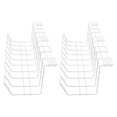 DOITOOL 2 piezas organizadores compactos para almacenamiento de cables bajo escritorio para control eficiente de cables y diseño reutilizable para fácil instalación miniatura 1