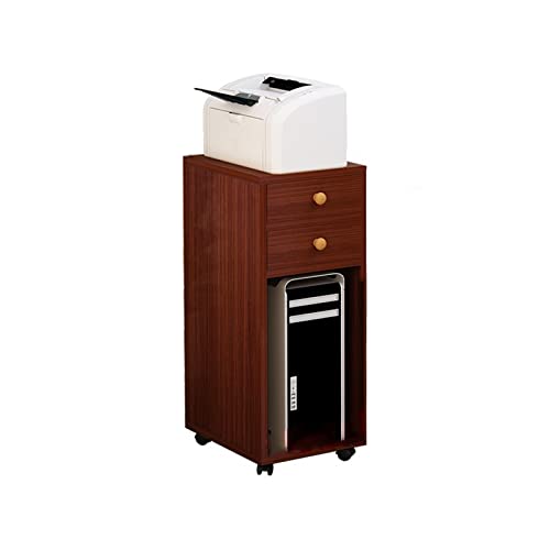 Druckertisch für PC, Boden- bis zur Decke, Doppelschublade, Mini-Aufbewahrungsschrank für Central Computer, Central Computer-Regal, Platzierungshalterung für Bürogestell, P-Schrank